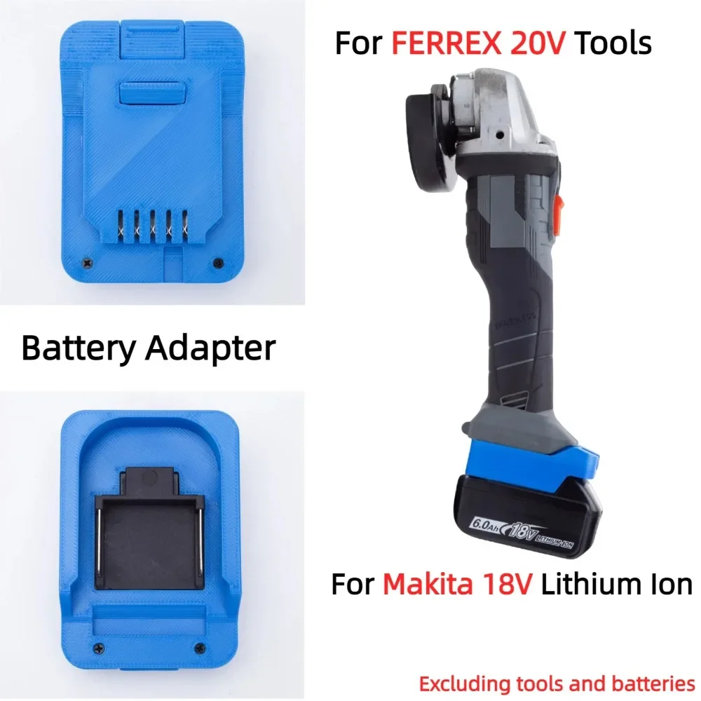 Brushless Cordless Electric Drill 18V - Adaptador de batería para convertidor de