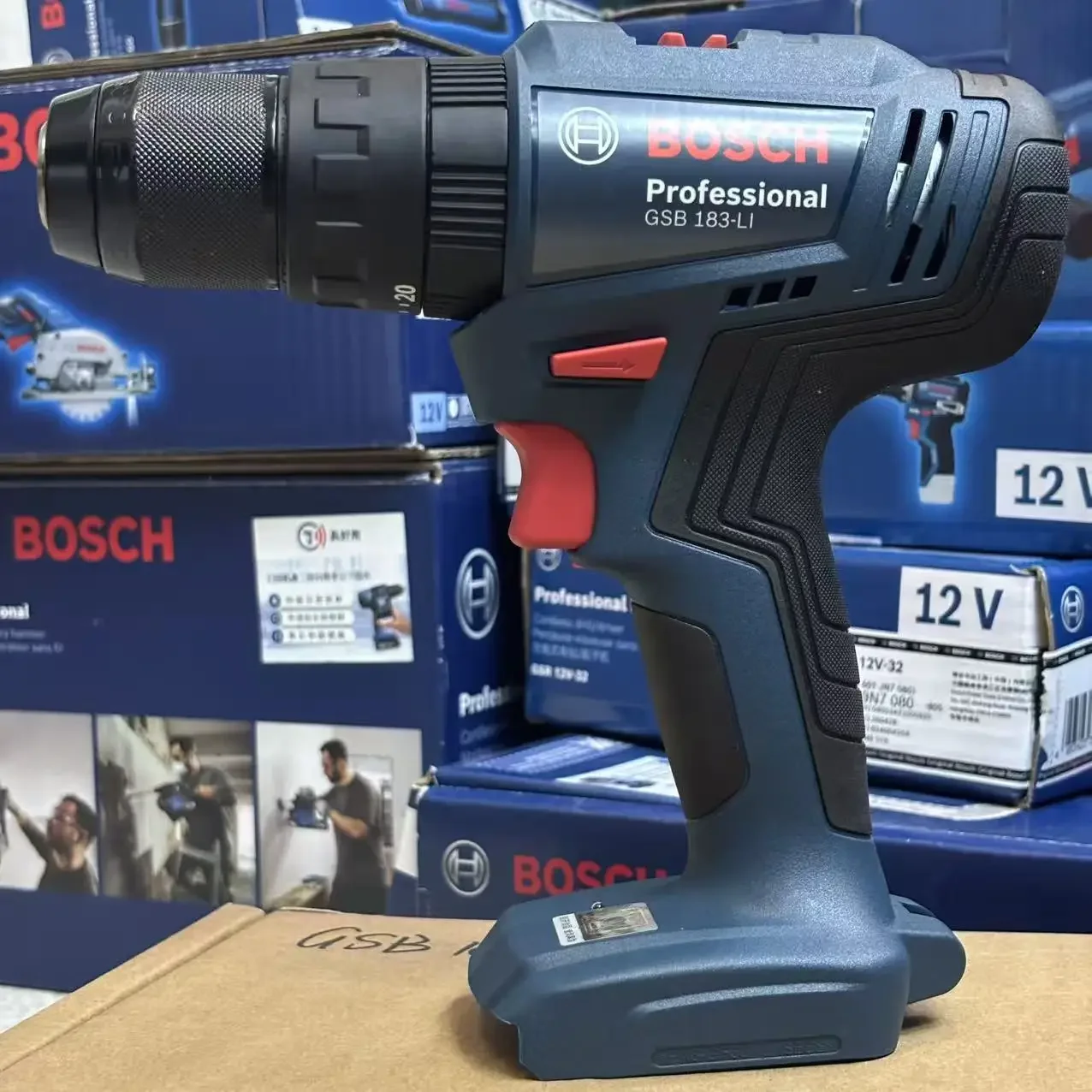 Brushless Cordless Electric Drill 18V - Taladro de impacto sin escobillas Bosch