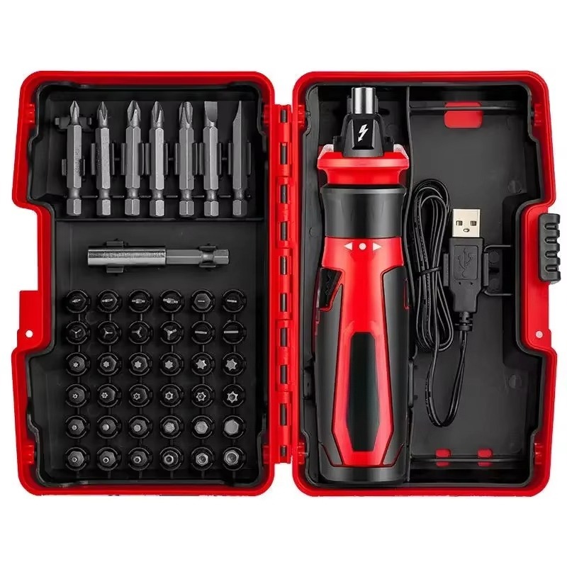 Electric Screwdriver Rechargeable Usb - Juego de destornilladores eléctricos mini 4V,