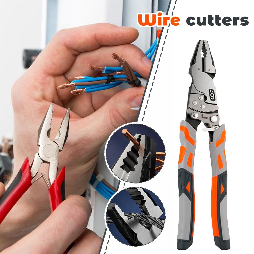 Alicates cortacables con mecan - Automatic Wire Stripper Cutter reseña y precio