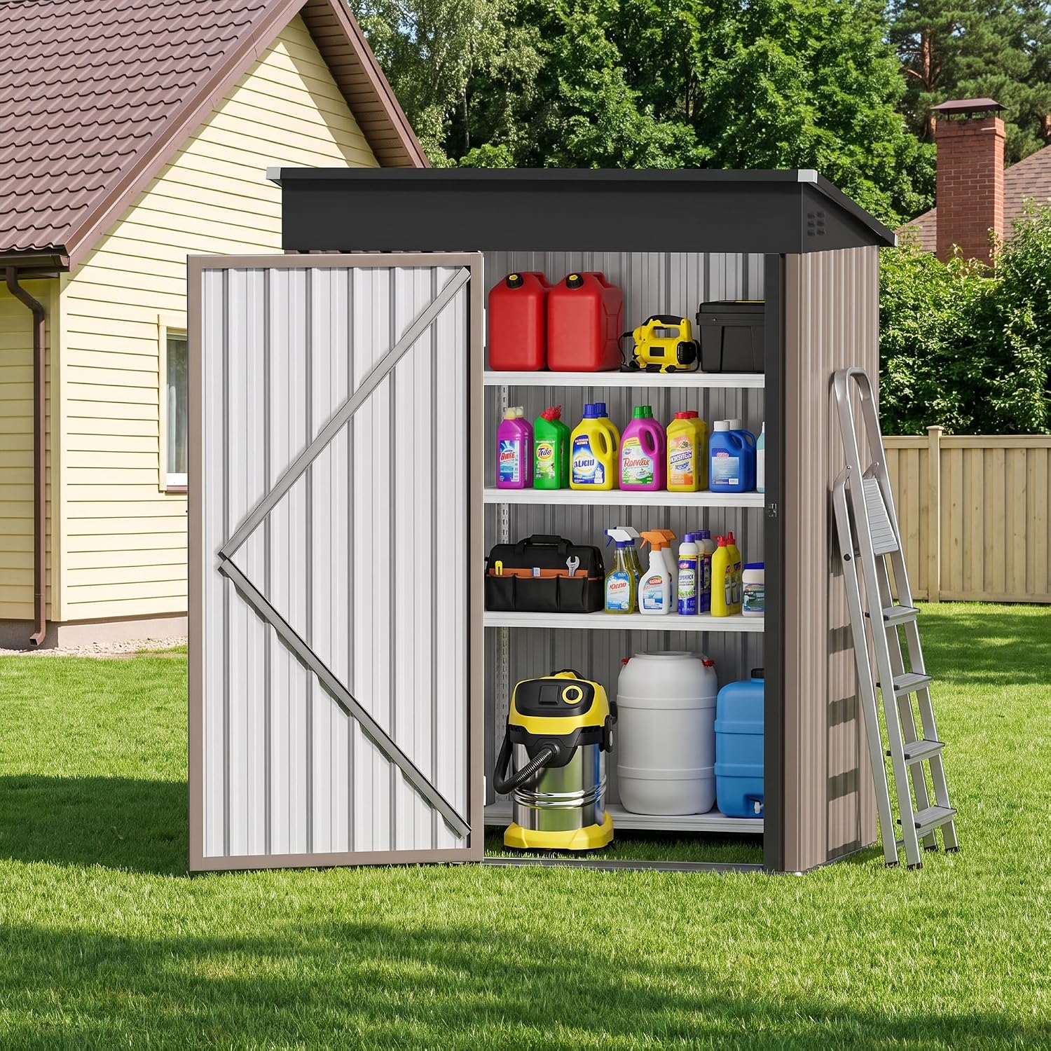 Caseta de Almacenamiento Metál - Garden Tools reseña y precio