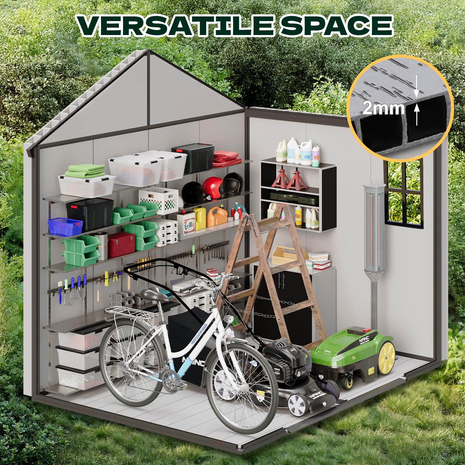 Caseta de almacenamiento para  - Garden Tools reseña y precio
