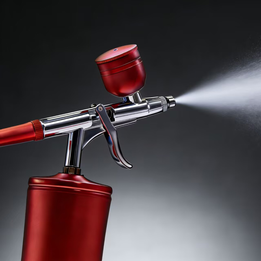 Aerógrafo inalámbrico portátil - Airbrush Kit With Mini Compressor reseña y precio