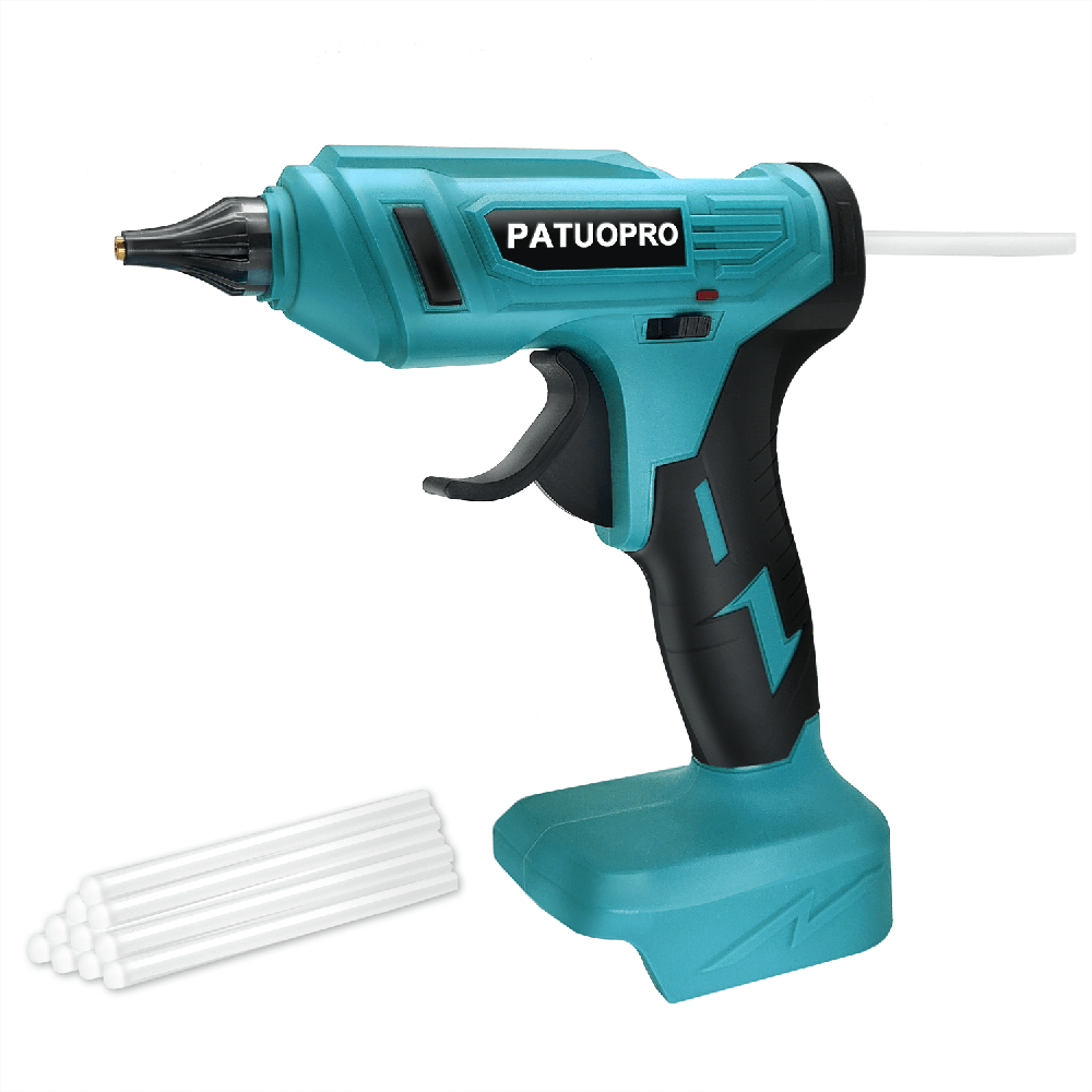 PATUOPRO-pistola de pegamento  - Hot Melt Glue Gun Cordless reseña y precio