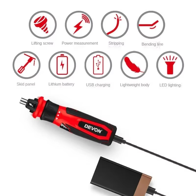 Juego de destornilladores eléc - Electric Screwdriver Rechargeable Usb reseña y precio