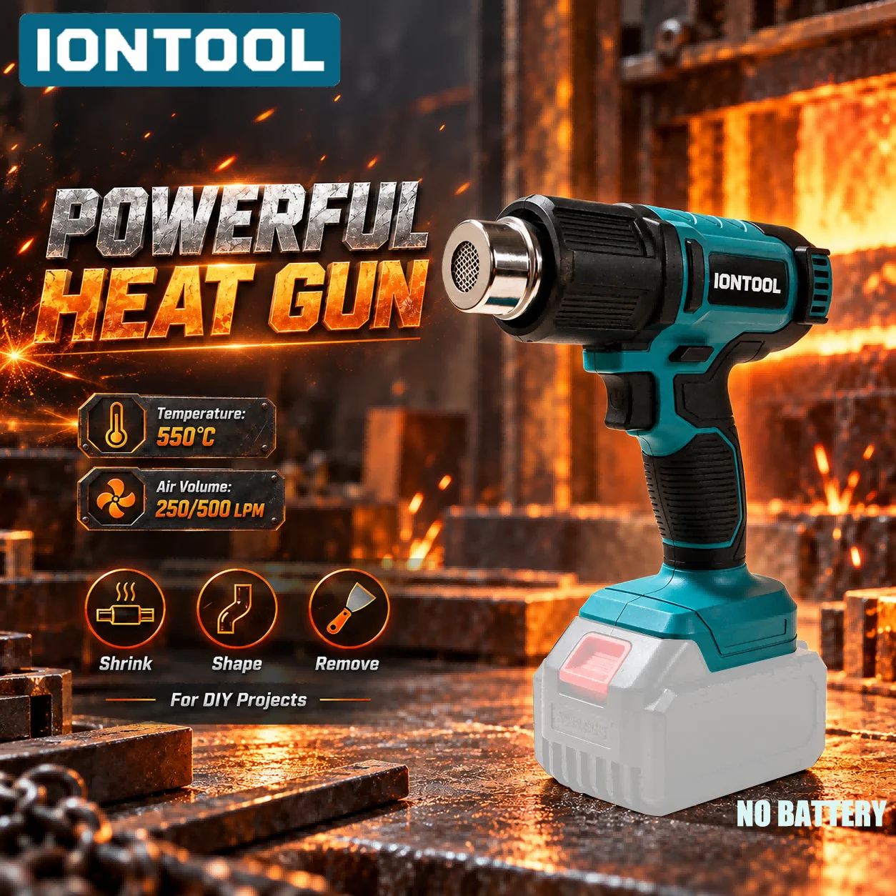 Pistola de calor inalámbrica I - Cordless Heat Gun For Shrink Tubing reseña y precio