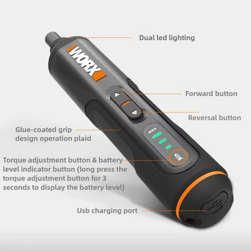 Juego de destornilladores eléc - Electric Screwdriver Rechargeable Usb reseña y precio