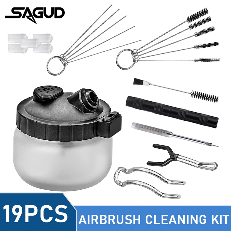 SAGUD Kit de Limpieza para Aer - Airbrush Kit With Mini Compressor reseña y precio