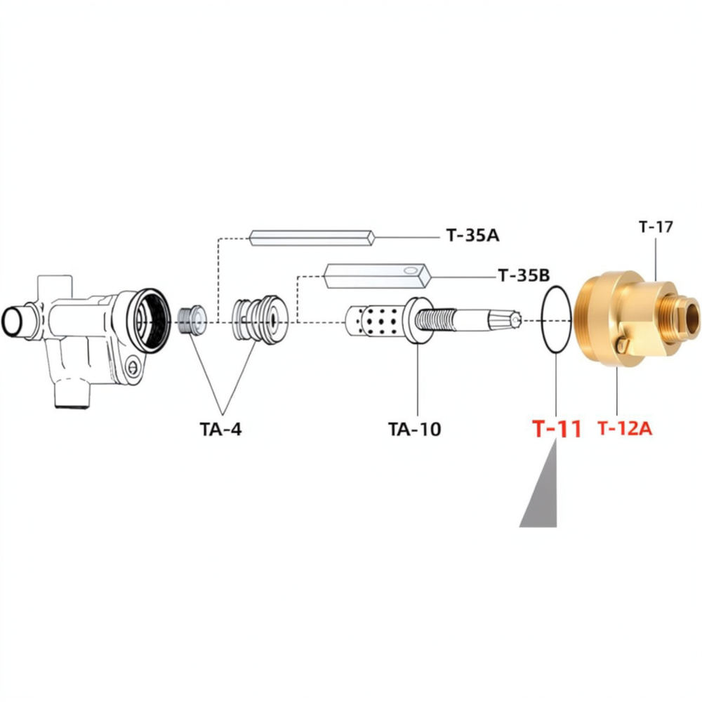 Conjunto de tapa T12A de alta  - Plumbing reseña y precio