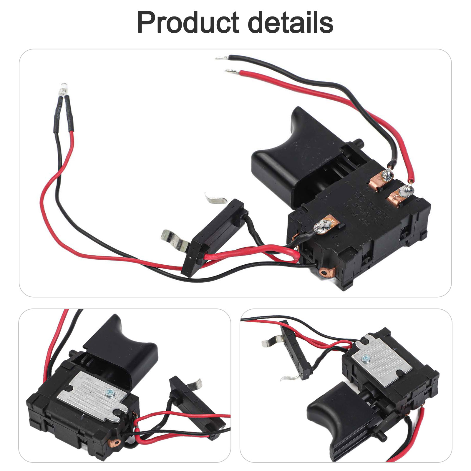 Interruptor de gatillo para ta - Brushless Cordless Electric Drill 18V reseña y precio
